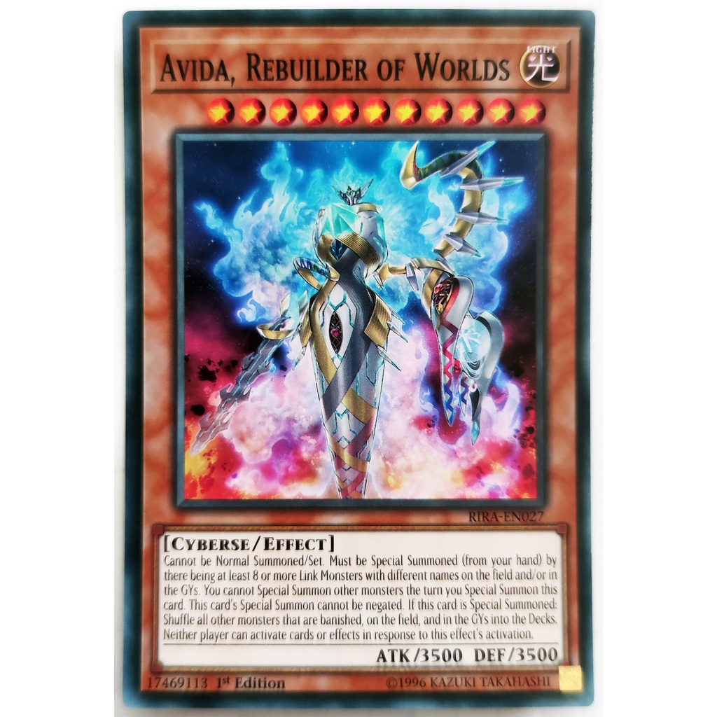 [Thẻ Yugioh] Avida, Rebuilder of Worlds |EN| Super Rare