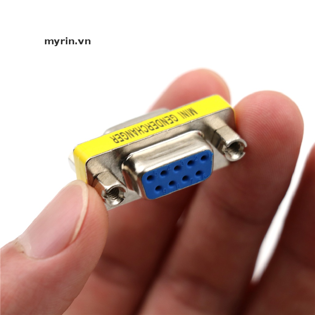 Đầu Nối Chuyển Đổi RS-232 DB9 9 Pin Female Sang Female F / F IF Chuyên Dụng