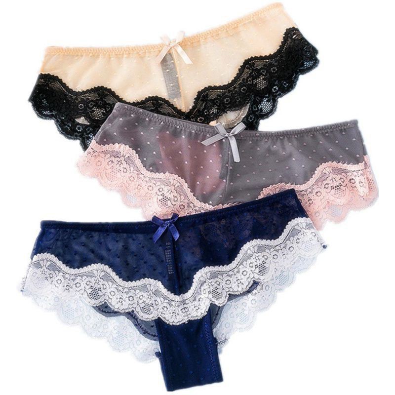 quần lót nữ quần chip thun ren co dãn thoáng mát