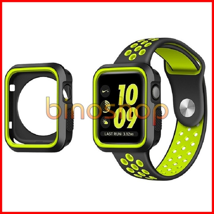 Combo ốp viền + dây Nike apple watch
