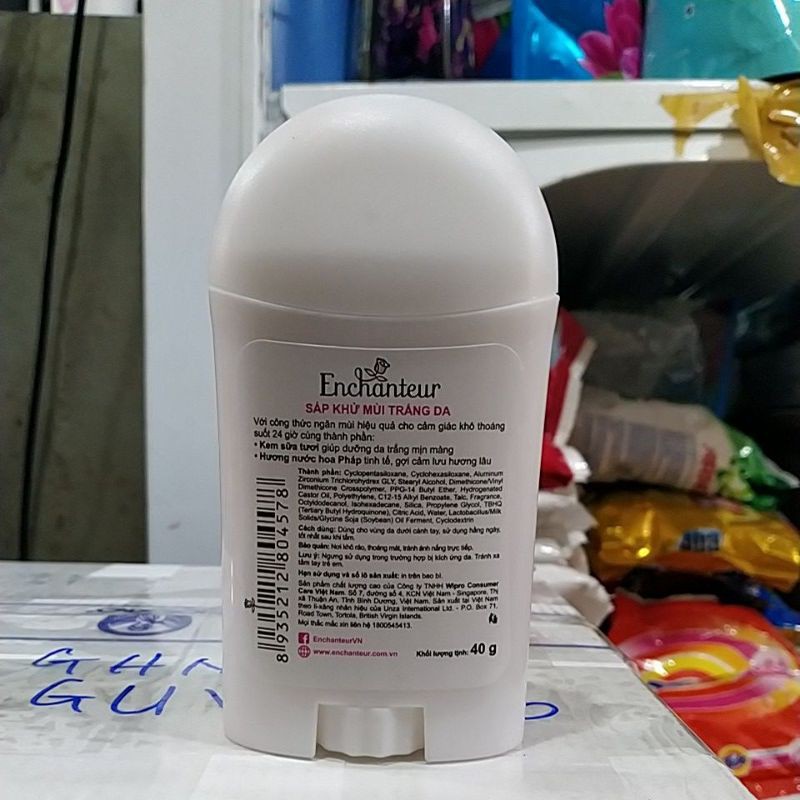 Sáp khử mùi Enchanteur White Romantic 40g | BigBuy360 - bigbuy360.vn