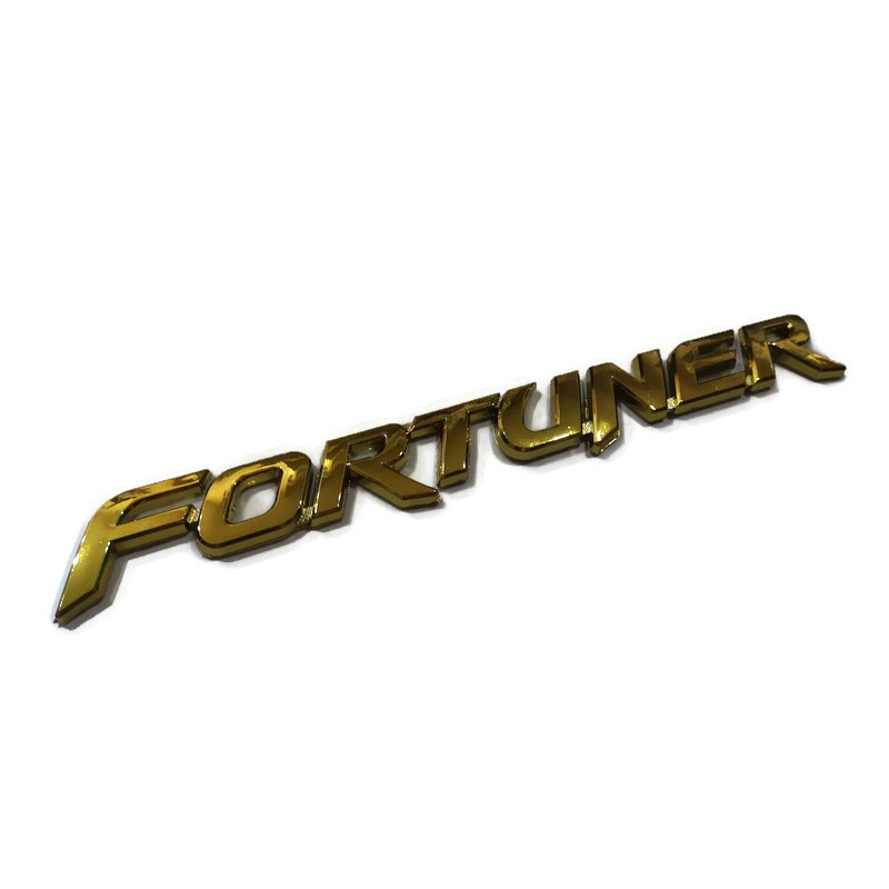 Logo FORTRUNER tOYOTA Fortuner Màu vàng
