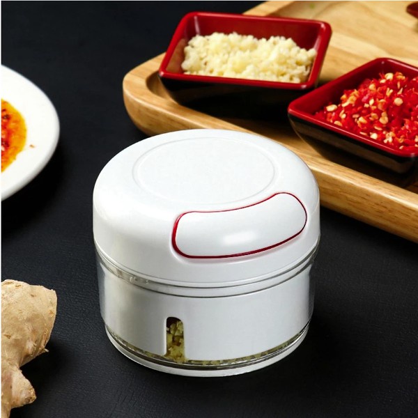 Dụng cụ xay tỏi ớt cầm tay đa năng thế hệ mới - máy xay tỏi Mini Food Chopper