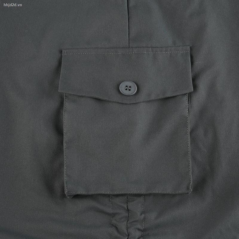 Chân Váy Dài Xẻ Tà Xếp Ly Có Túi Màu Sắc Cá Tính Quyến Rũ Cho Nữ