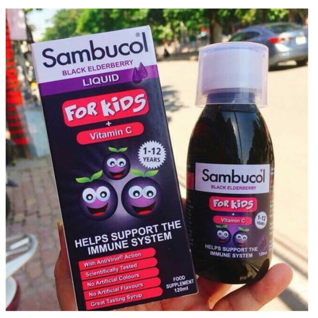 Sambucol tăng đề kháng của Anh cho bé