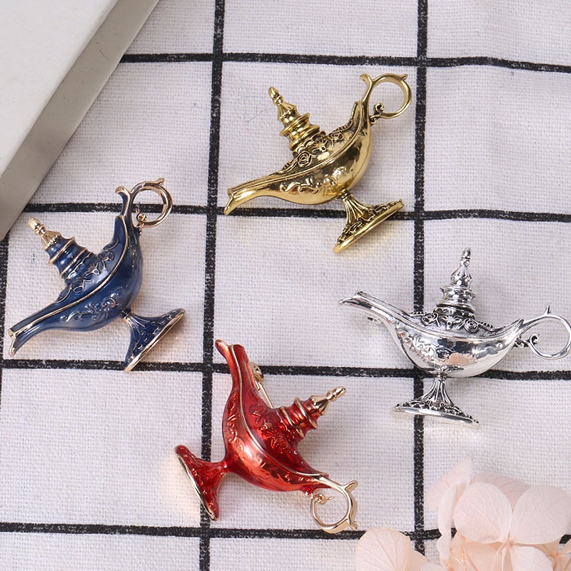 (MớI) Ghim GàI ÁO HìNh ĐèN Aladdin ThờI Trang