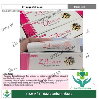 ✅ Za cream kem giảm mụn giảm thâm nám tàn nhang Zacream