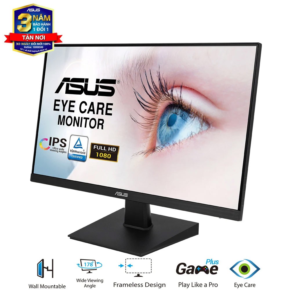 Màn hình LCD ASUS 24'' VA24EHE - Bảo hành 36 tháng | BigBuy360 - bigbuy360.vn