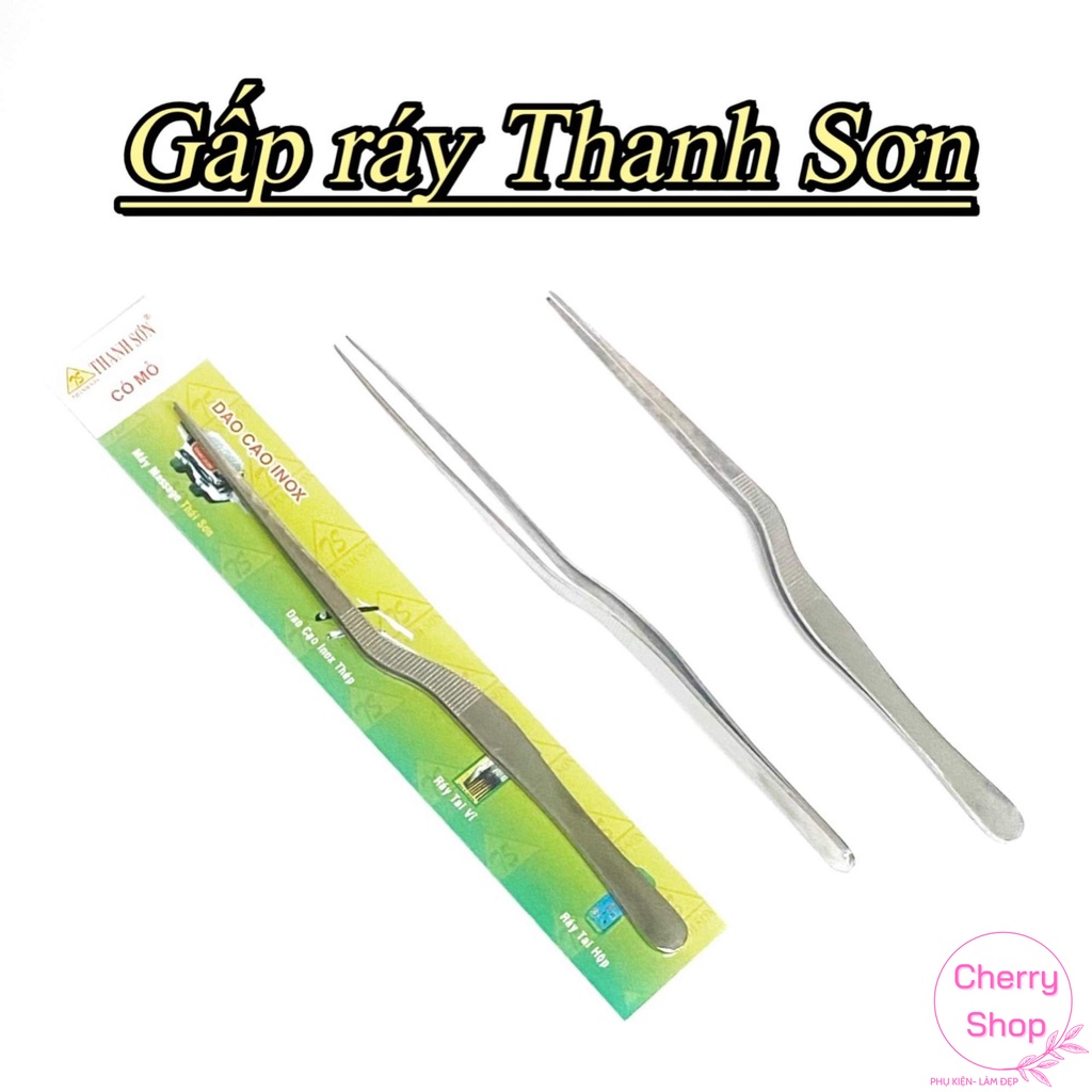 Cây Nhíp Cong Cây Gắp Linh Kiện Gắp Ráy Tai Chăm Sóc cá Nhân Inox Không Gỉ Tiện Lợi