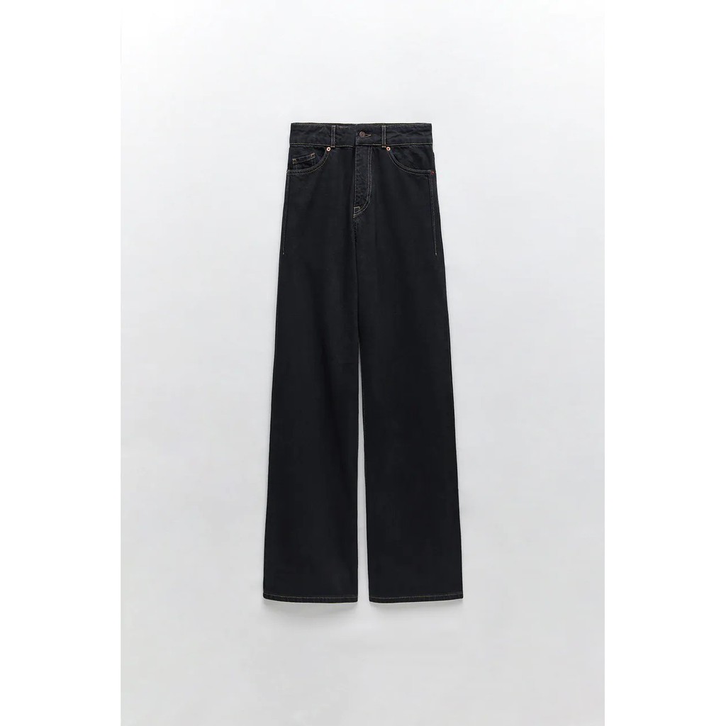 QUẦN JEANS BÒ Z1975 NỮ CẠP CAO ỐNG RỘNG - 6147/152