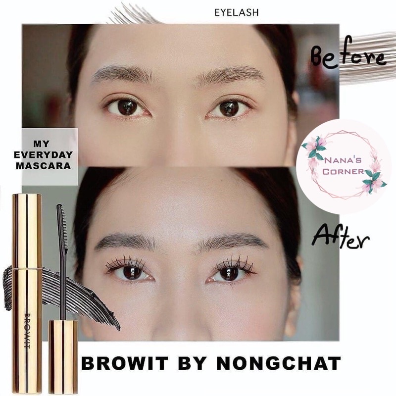 Mascara NongChat Browit Làm Dày Và Cong Mi