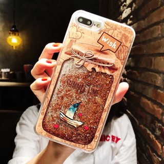 Ốp lưng Lọ điều ước Nhũ chảy (kim tuyến) - Ốp Iphone 6 6s 6plus 6splus 7 7plus 8 8plus X XS XSmax