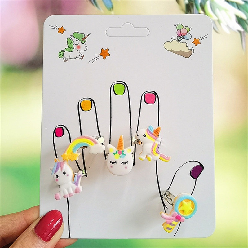 Set 5 Nhẫn Hoạt Hình Nàng Tiên Cá Cho Bé Gái