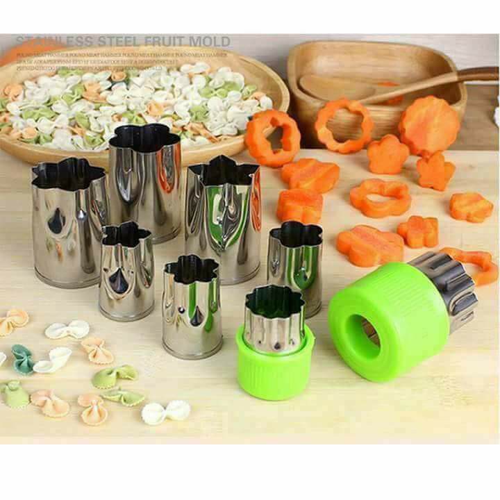 Sỉ 10 bộ khuôn tỉa 8 món ( màu ngẫu nhiên )