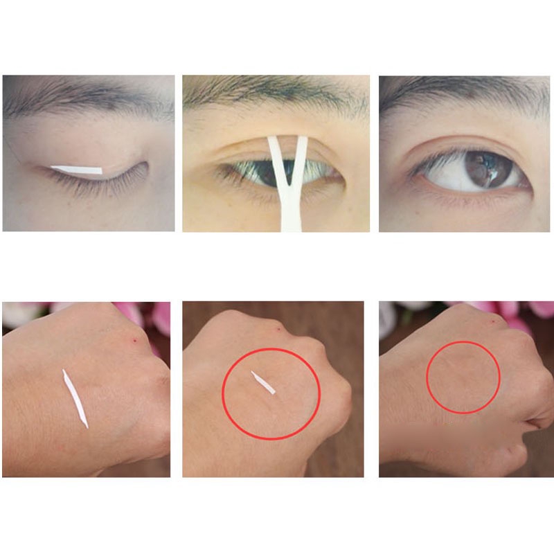 [Hàng mới về] Set miếng dán mắt trong suốt 3d thiết kế hai mặt