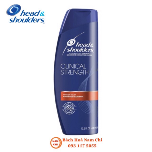 Dầu Gội Head &amp; Shoulder (H&amp;S) Clinical Strength 400ml