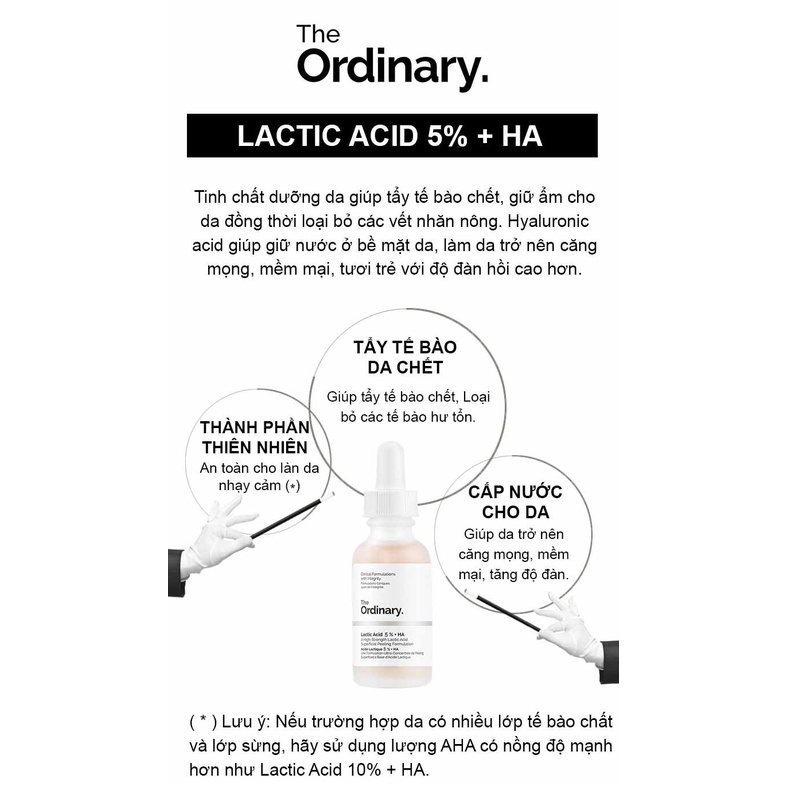 Serum Sáng Da The Ordinary Lactic Acid 10%