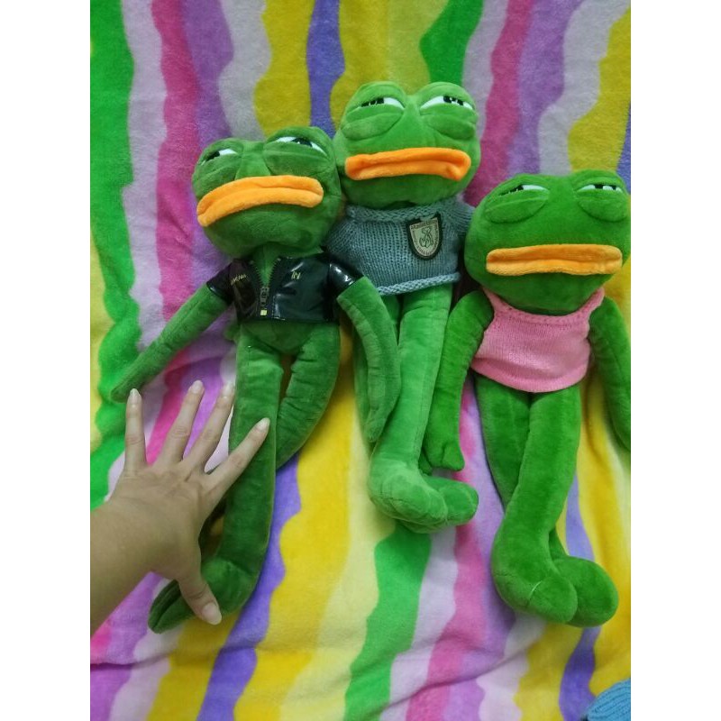 Ếch Pepe Frog mặt ngộ nghĩnh 43cm