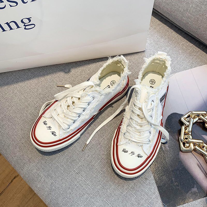 (2 mau)Giày sneaker xVESSEL đế trắng style rách cao 3,5-4cm 1.1 | BigBuy360 - bigbuy360.vn