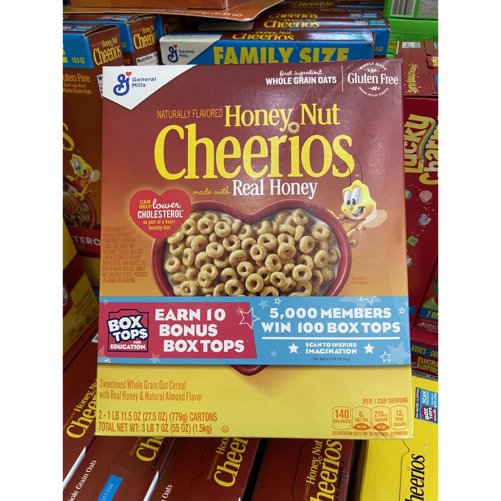 Ngũ cốc ăn sáng Cheerios Honey Nut 779g