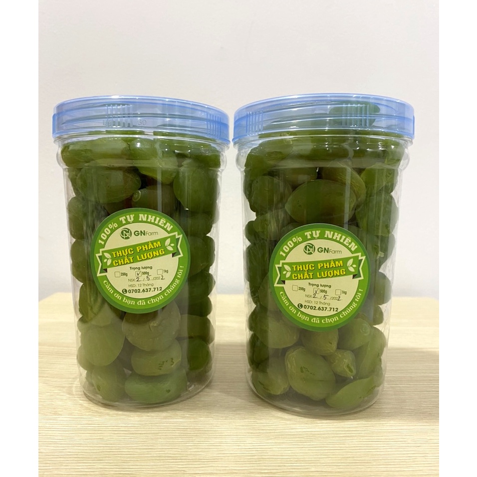 Ô Mai Đào Xanh Chua Ngọt Mứt Đào Xanh Giòn Ngon