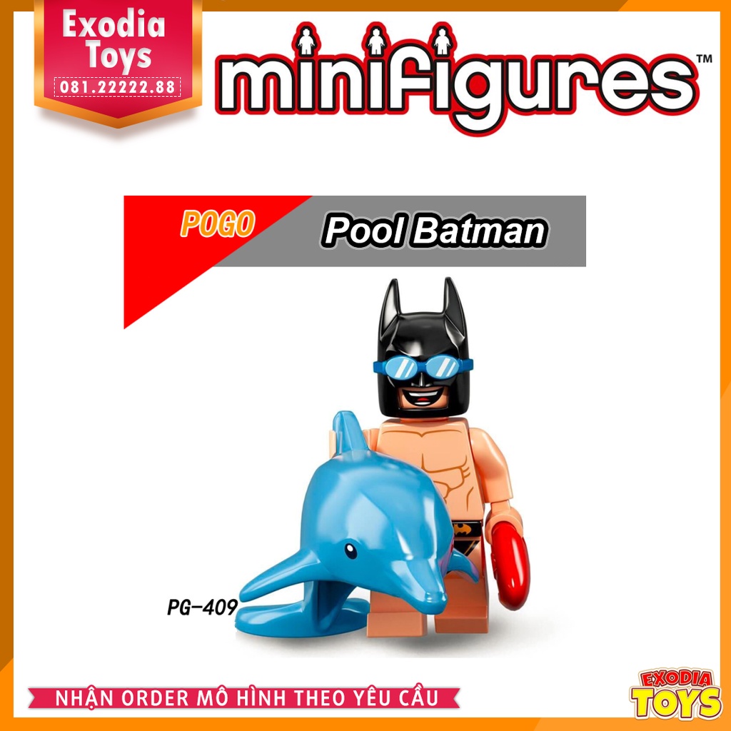 Xếp hình minifigure siêu anh hùng The Lego Batman Movie - Đồ Chơi Lắp Ghép Sáng Tạo - POGO 8106