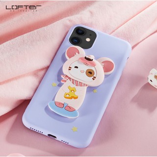 Ốp lưng Thú Cưng Dễ thương Cho Iphone11 ( LOFTER )