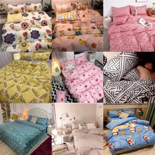 Set chăn ga hàng cotton poly nhập