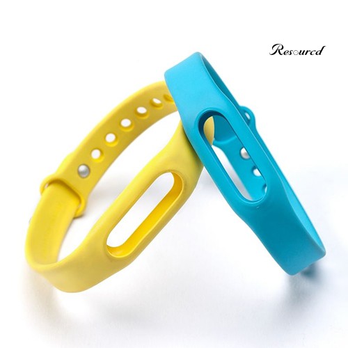 Bộ Dây Silicone Thay Thế Cho Đồng Hồ Thông Minh Xiaomi Mi Band 1 / 1s