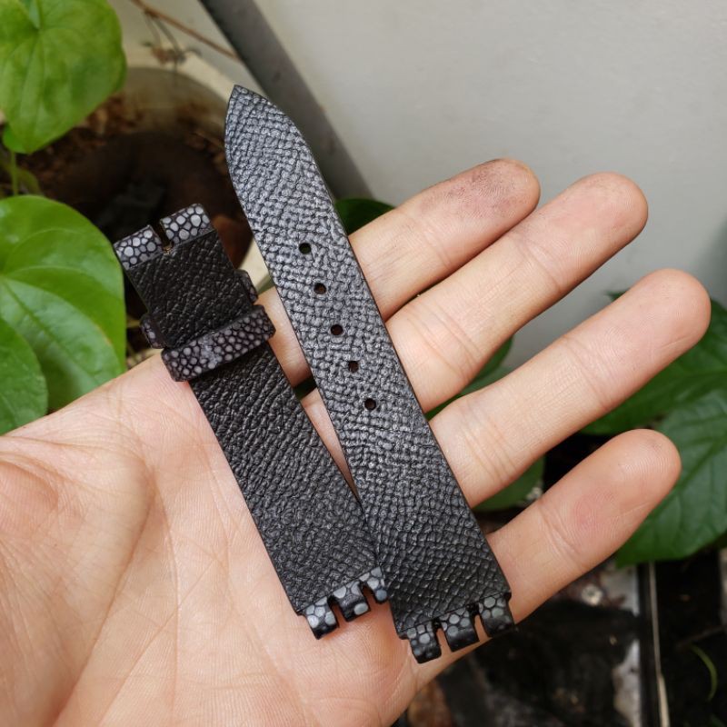 Dây đồng hồ swatch swiss da cá đuối