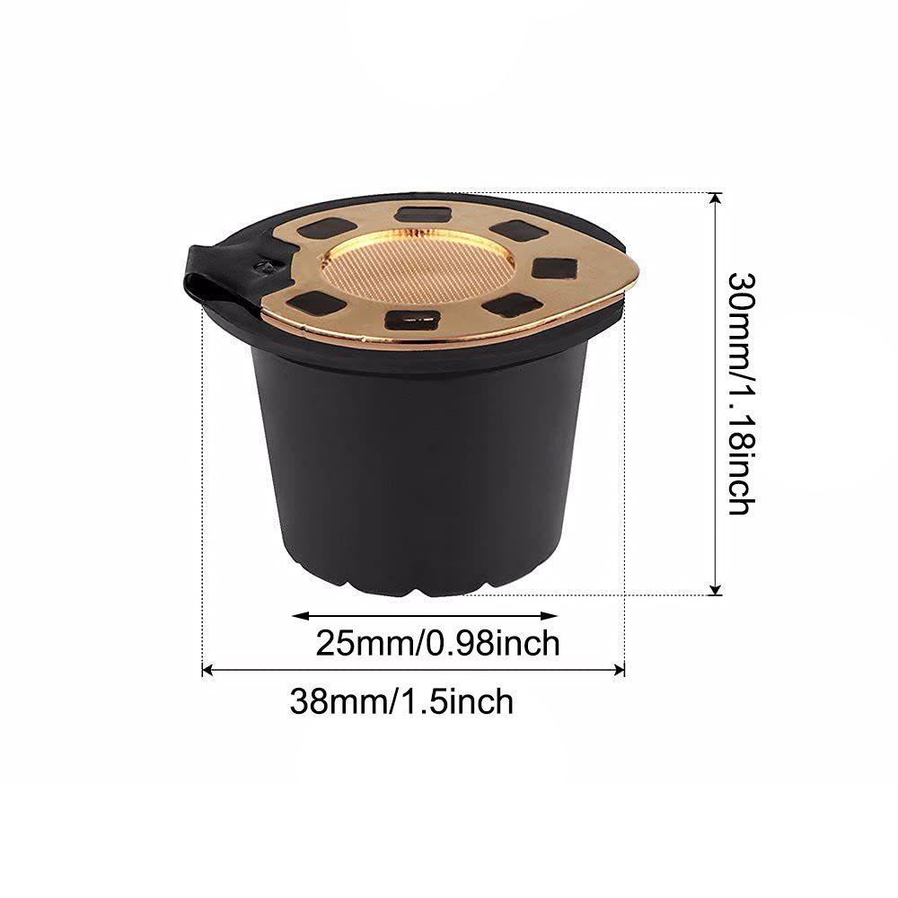 Bộ 3 Cốc Lọc Cà Phê Espresso Có Thể Tái Sử Dụng Cho Nespresso