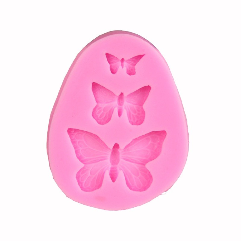 khuôn silicon trang trí bánh khuôn màu trắng