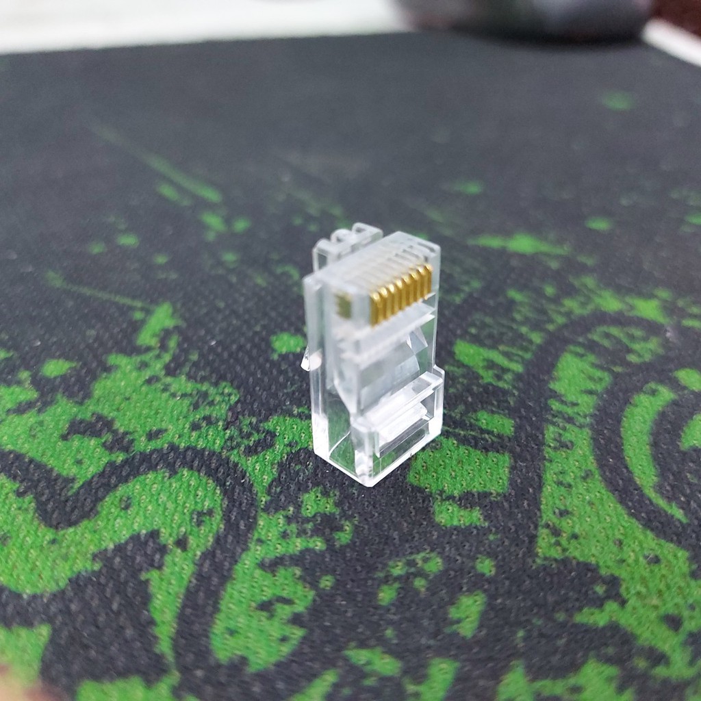 Túi 100 hạt mạng rj45 CAT 5E SENNIKO -ĐỒNG NGUYÊN CHẤT 100%-CAM KẾT HÀNG CHÍNH HÃNG