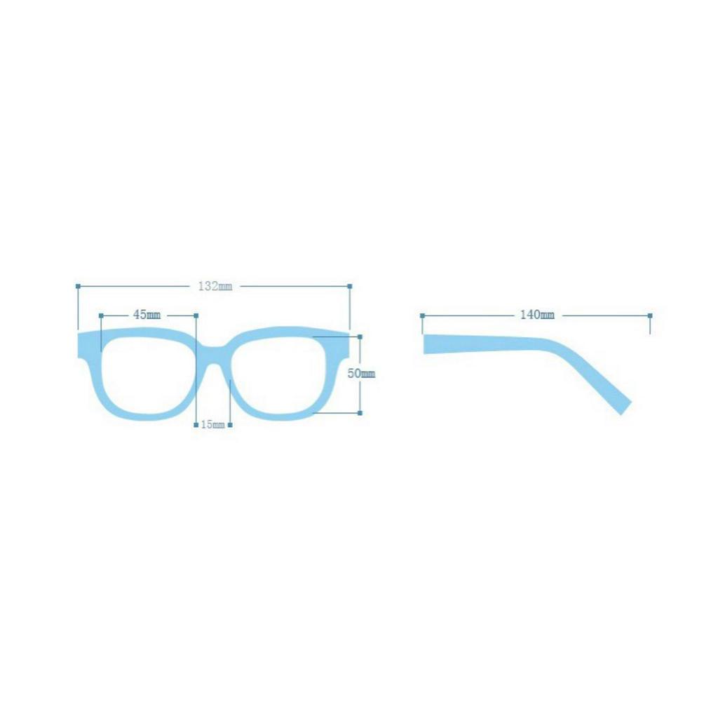 👓 Gọng Kính Cận Thái Lan Mắt Tròn Đen To Nams