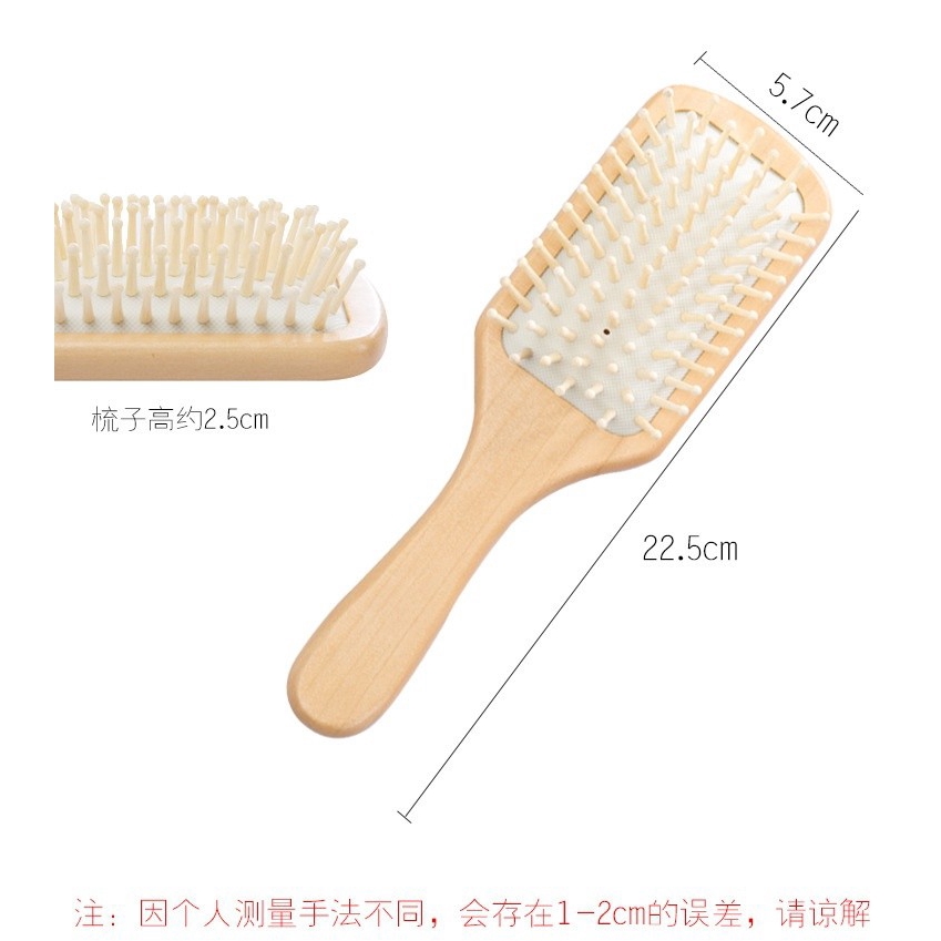 (Hàng Mới Về) Lược Chải Tóc Mát Xa Da Đầu Cho Nữ