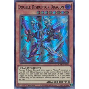 Thẻ bài Yugioh - TCG - Double Disruptor Dragon / BODE-EN002'