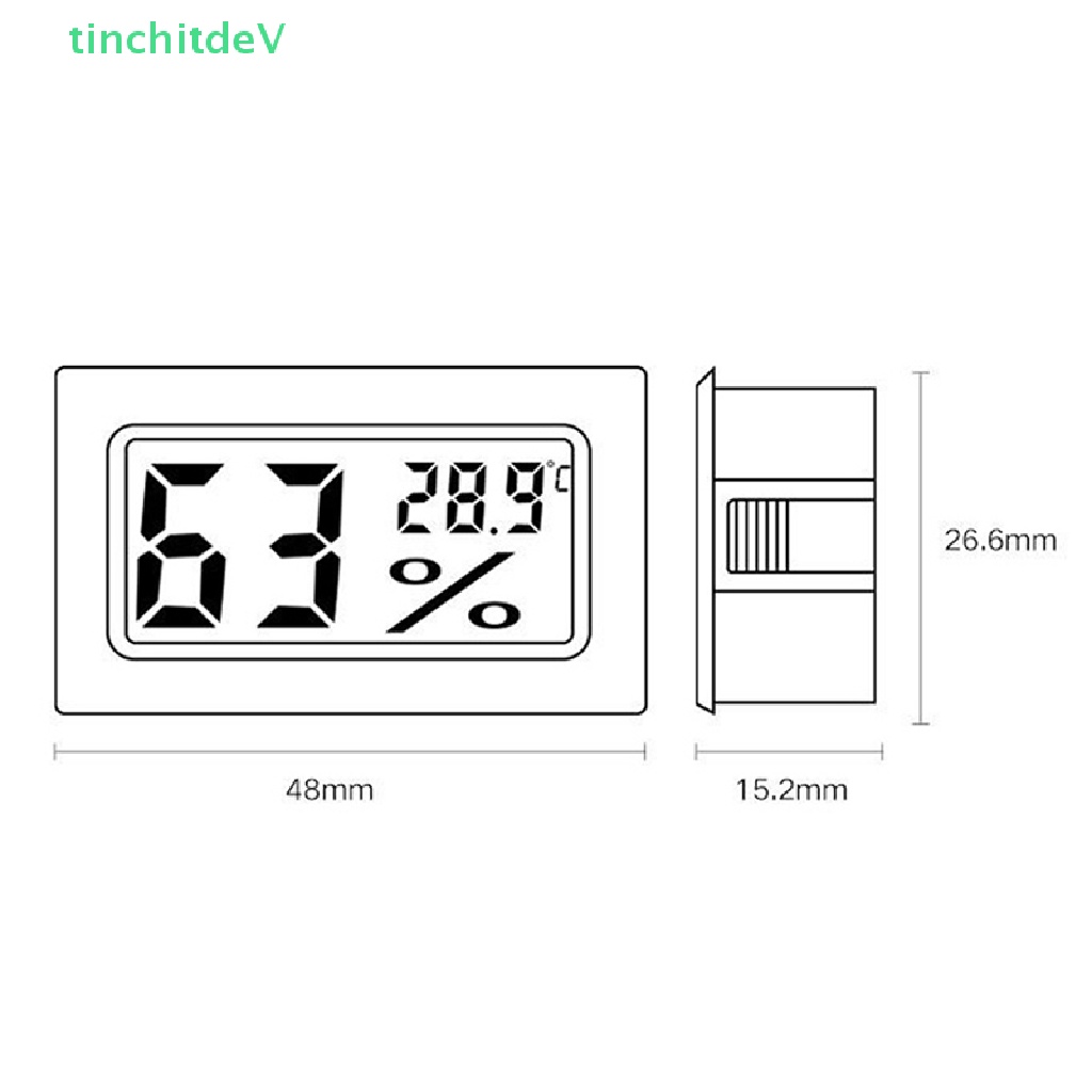Nhiệt Kế Kỹ Thuật Số Đo Độ Ẩm Không Thấm Nước Chuyên Dụng Cho Xe Hơi