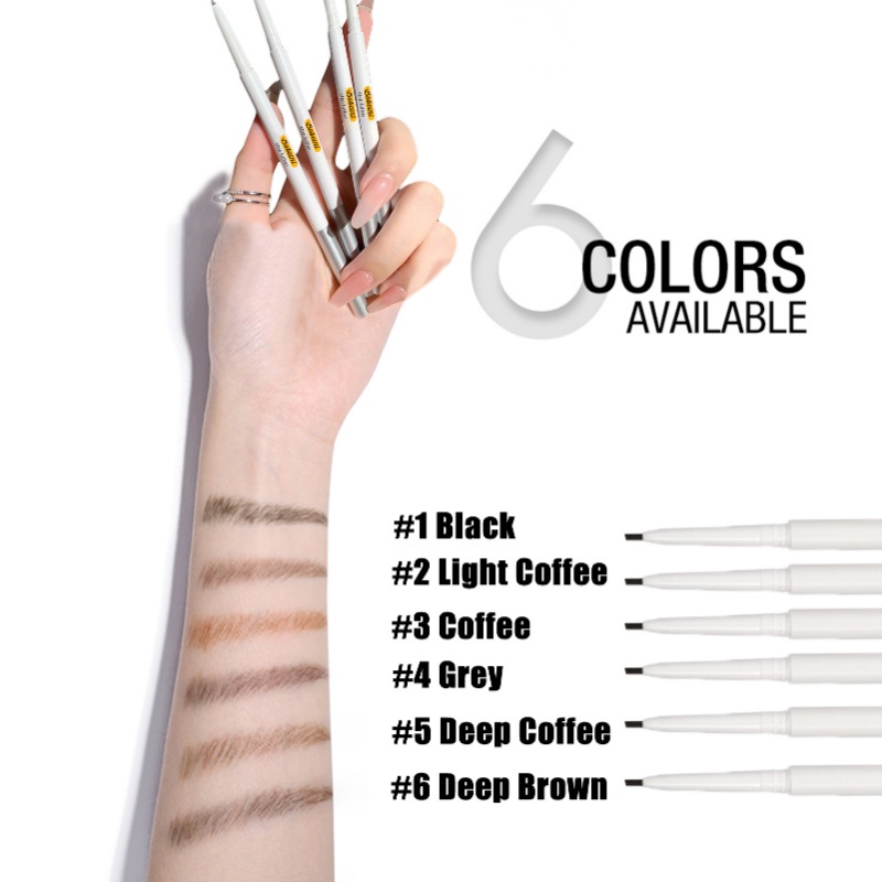 1 Bút Chì Kẻ Lông Mày Hai Đầu Siêu Mịn Chống Thấm Nước Và Mồ Hôi Lâu Trôi