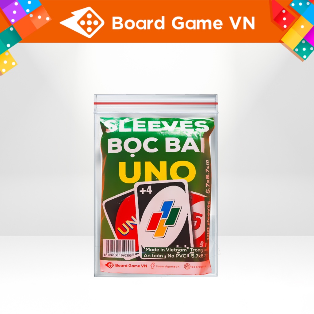 Bọc bài UNO 5.7 x 8.7 cm - BoardgameVN