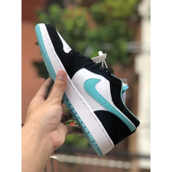 💎 [ FREESHIP + Box,Bill ] Giày Sneaker Nam Nữ Jordan 1 Low Island Green ( Xanh Ngọc ) 💎