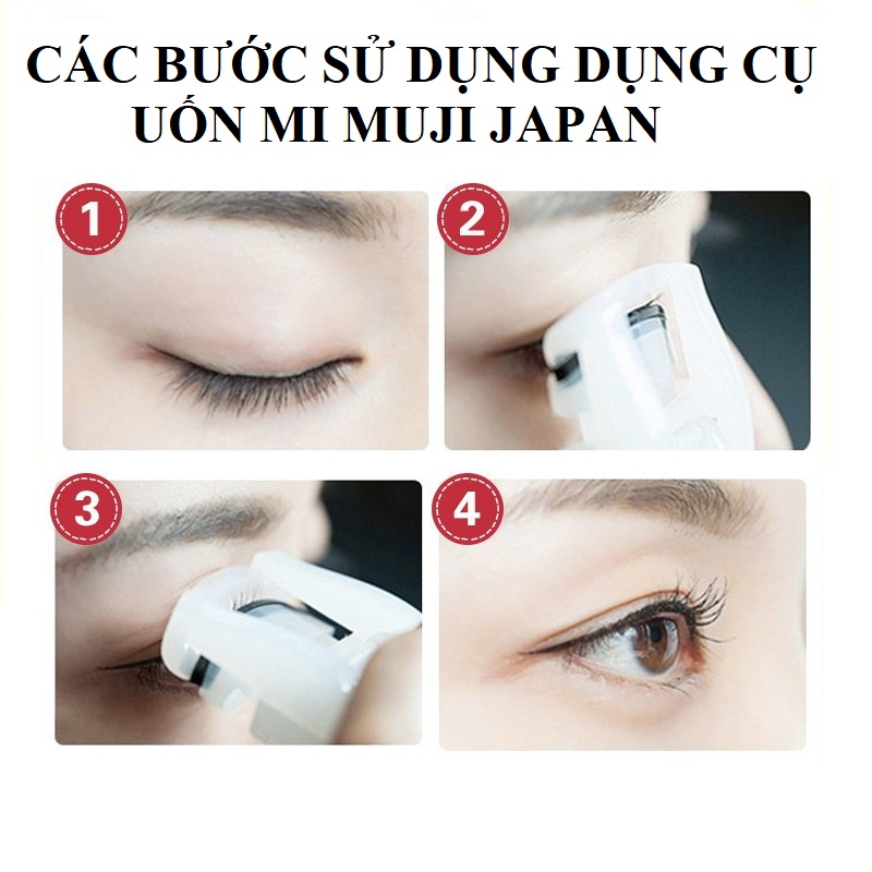 KẸP MI MUJI EYELASH CURLER NHỎ GỌN - Dụng Cụ Uốn Mi MUJI Japan nhỏ gọn