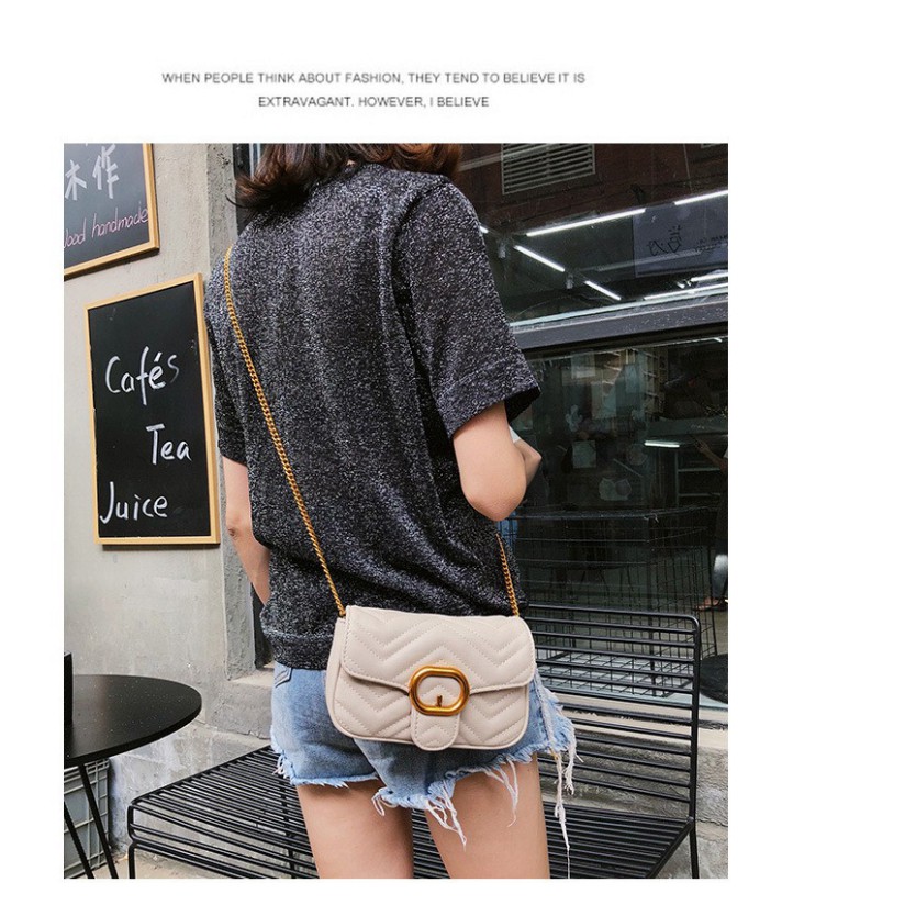 Túi xách nữ đeo chéo khóa mạ vàng sang chảnh siêu xinh TX22 túi đeo vai Chip Xinh Bag | BigBuy360 - bigbuy360.vn