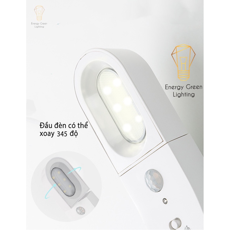 Đèn LED Energy Green Lighting Cảm Biến Chuyển Động Thông Minh Dán Tường - Tủ - DT-3291 - Bảo Hành 12 Tháng