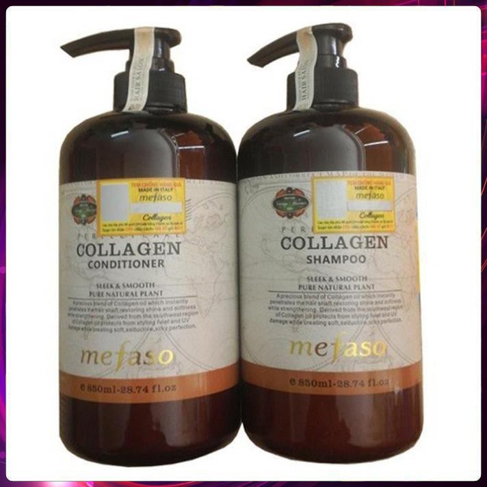 Cặp Dầu Gội Đầu, Dầu Xả Mefaso 850ml