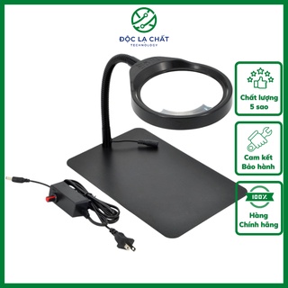 Kính lúp có đèn để bàn thêm giá đỡ MG-H36