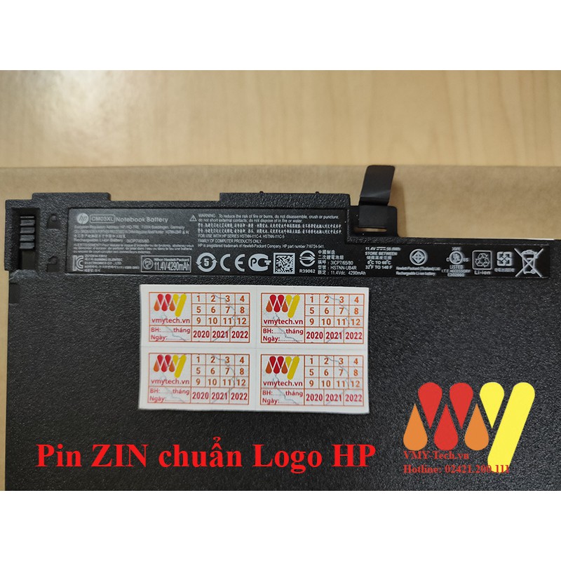 Pin laptop HP ZBook 14 14-g2 15U G2 E7424AA E7W24AA ZIN NEW 100%