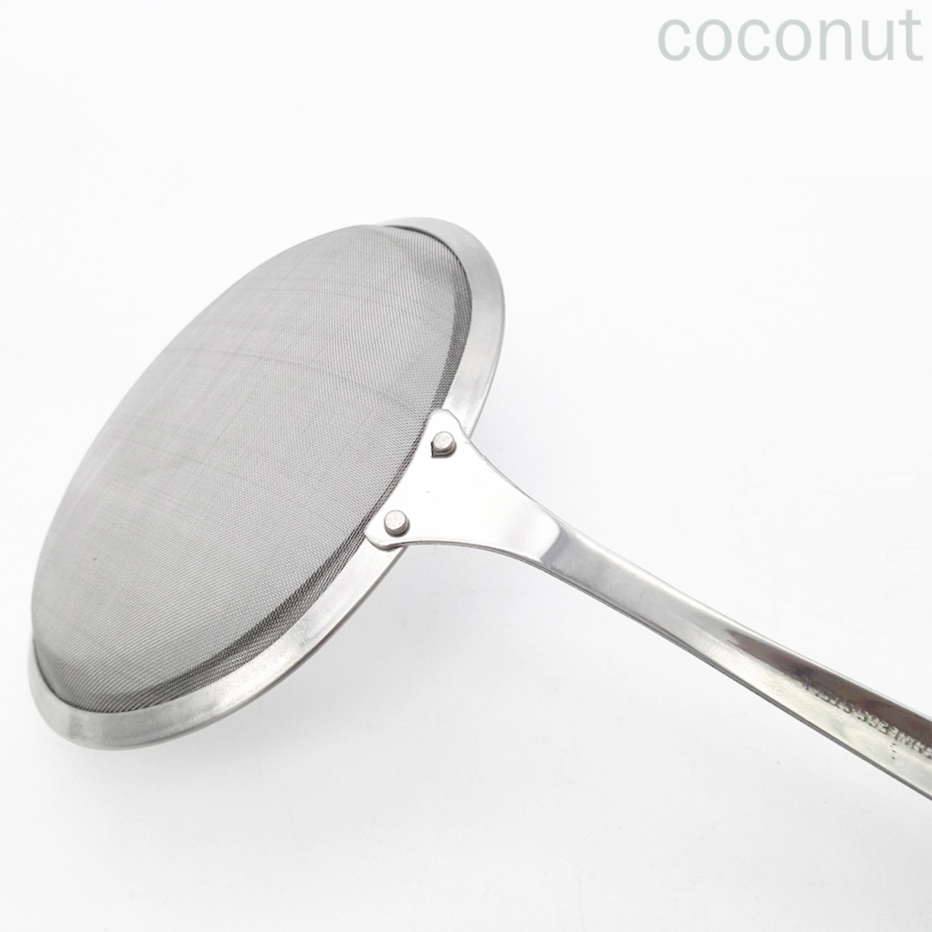 Dụng Cụ Lọc Dầu Bằng Thép Không Gỉ Có Tay Cầm Mở Rộng Tiện Dụng Cho Nhà Bếp