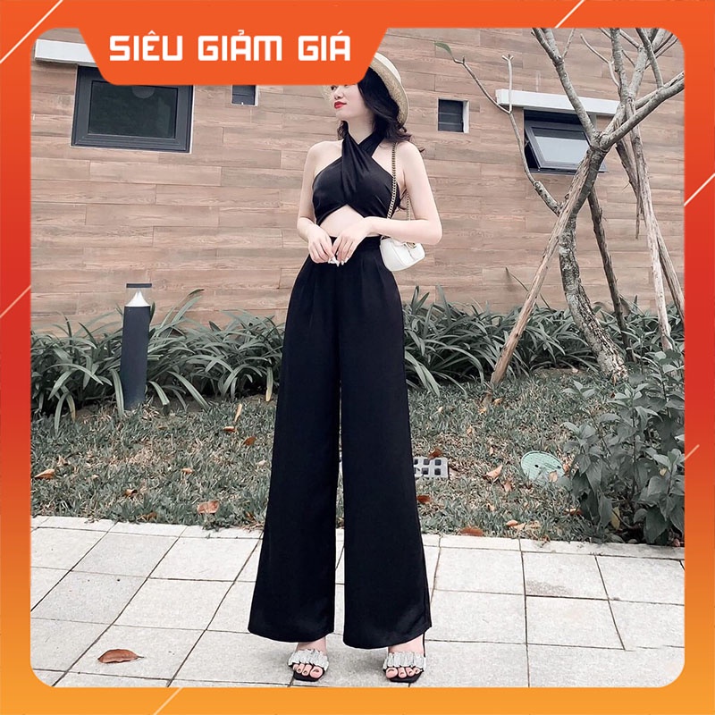 Sét Bra Đi Biển Lụa Mix Quần Dài Hàng Quảng Châu Cao M354-Teen 888