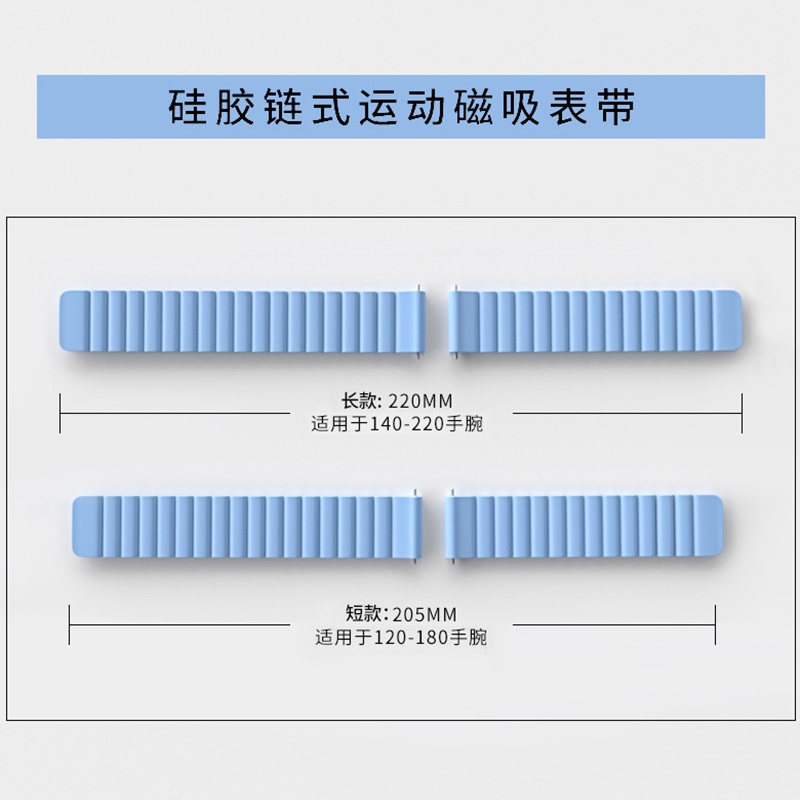 Dây Đeo Silicone Khóa Nam Châm Cho Đồng Hồ Thông Minh Huawei Watch Fit 2