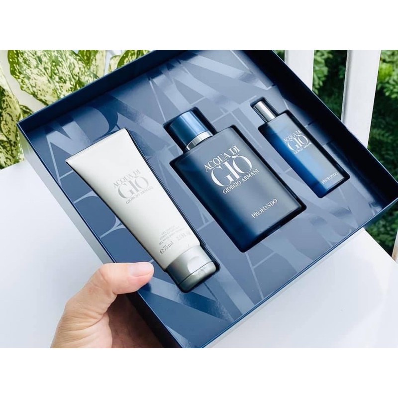 Nước hoa Giorgio Armani Acqua Di Giò Profondo 75ml + 15ml